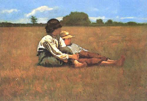 Winslow Homer Boys in a Pasture France oil painting art
